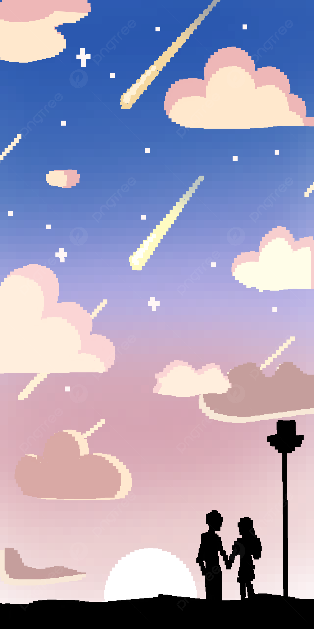 Pixel Scenery Background