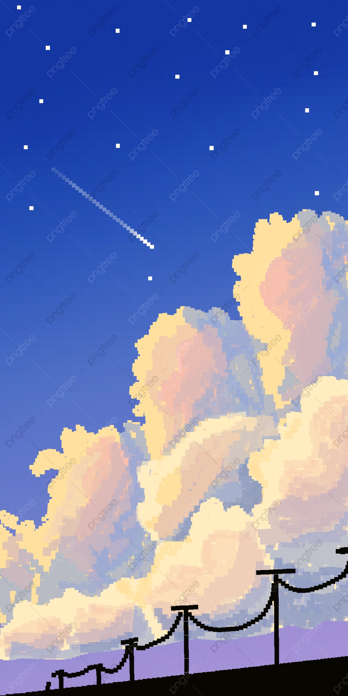 Pixel Sky Backgrounds