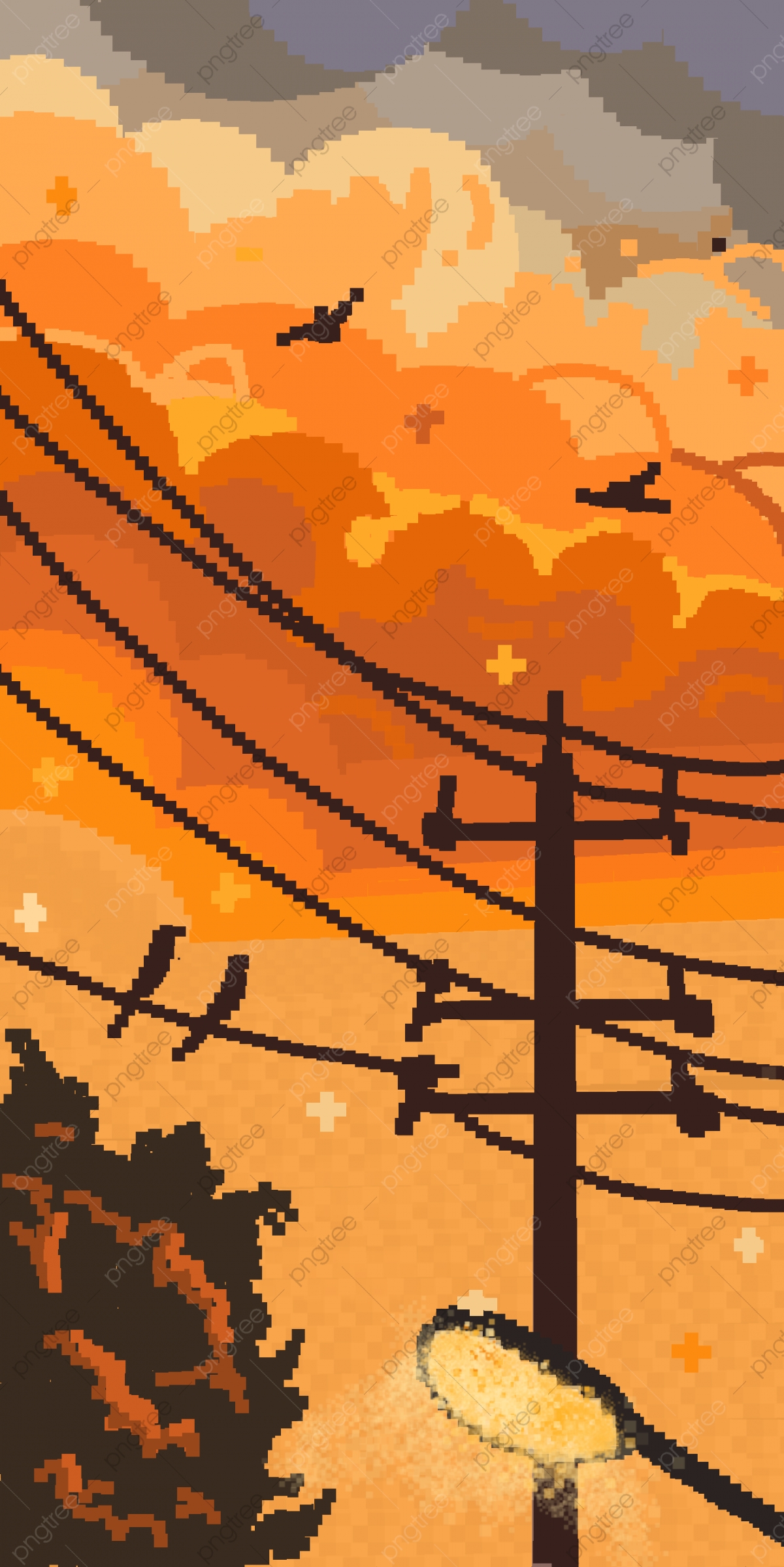 Pixel Sky Backgrounds