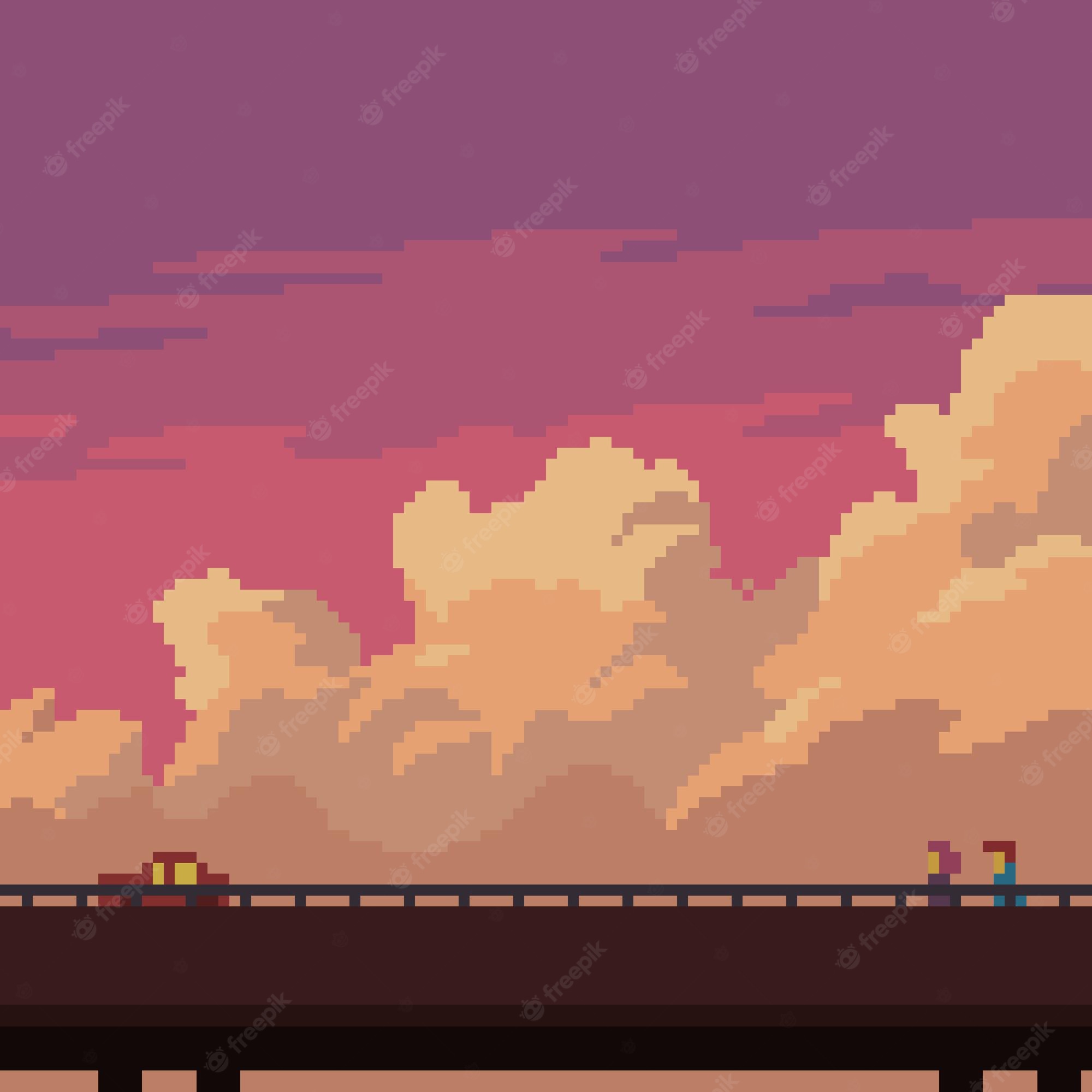 Pixel Sky Backgrounds