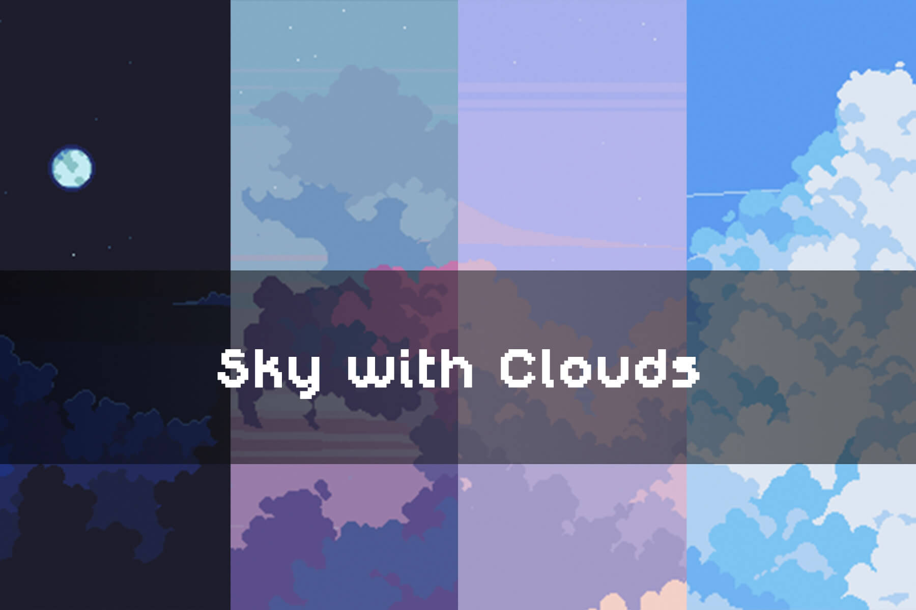 Pixel Sky Backgrounds