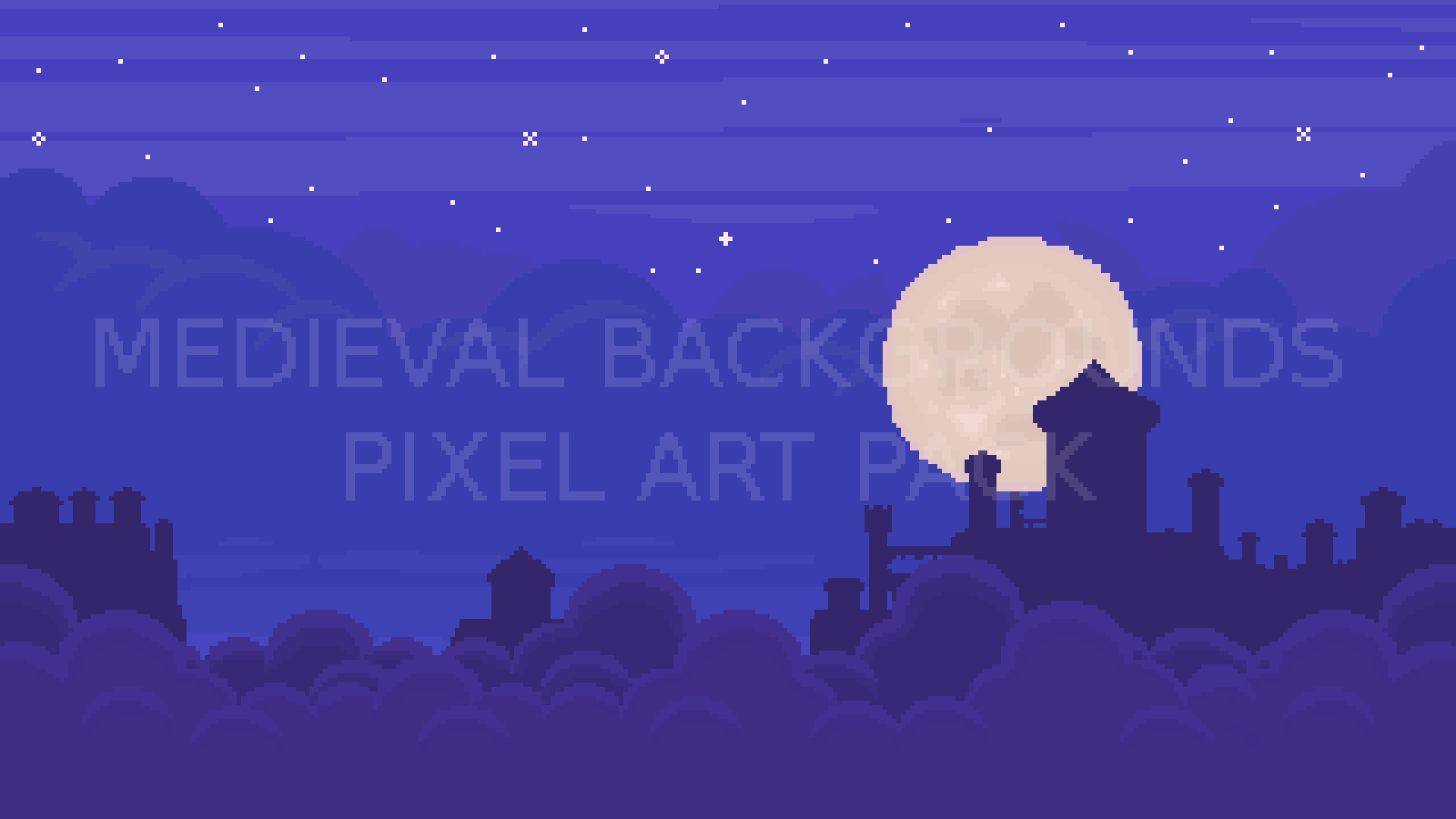 Pixel Sky Backgrounds