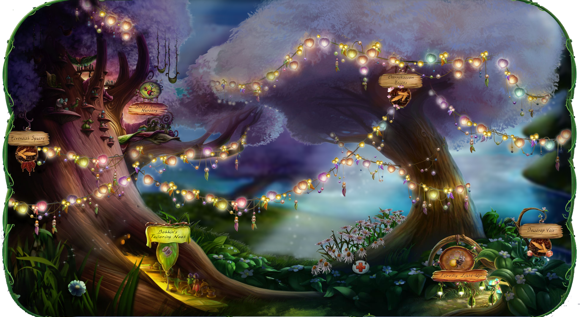 Pixie Hollow Backgrounds