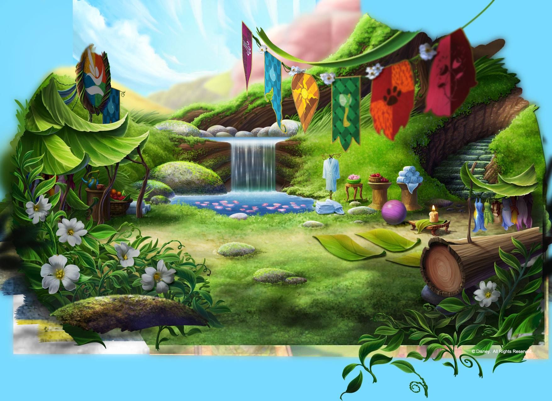 Pixie Hollow Backgrounds