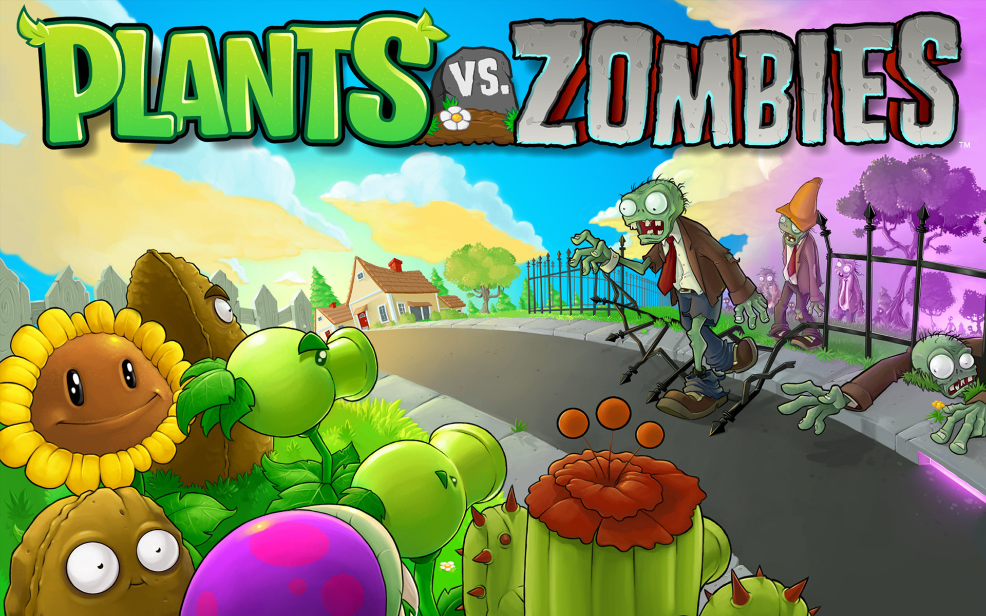 Plants Vs Zombies Background