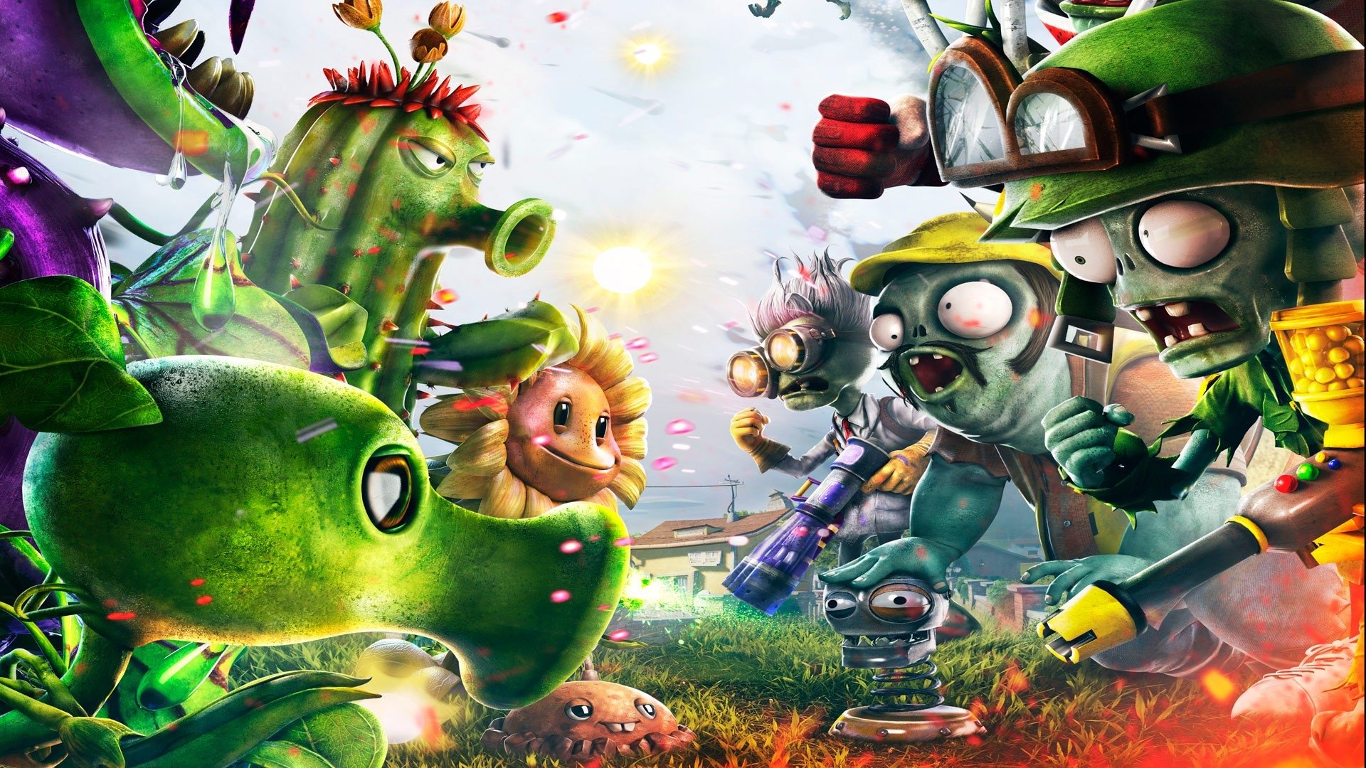 Plants Vs Zombies Background