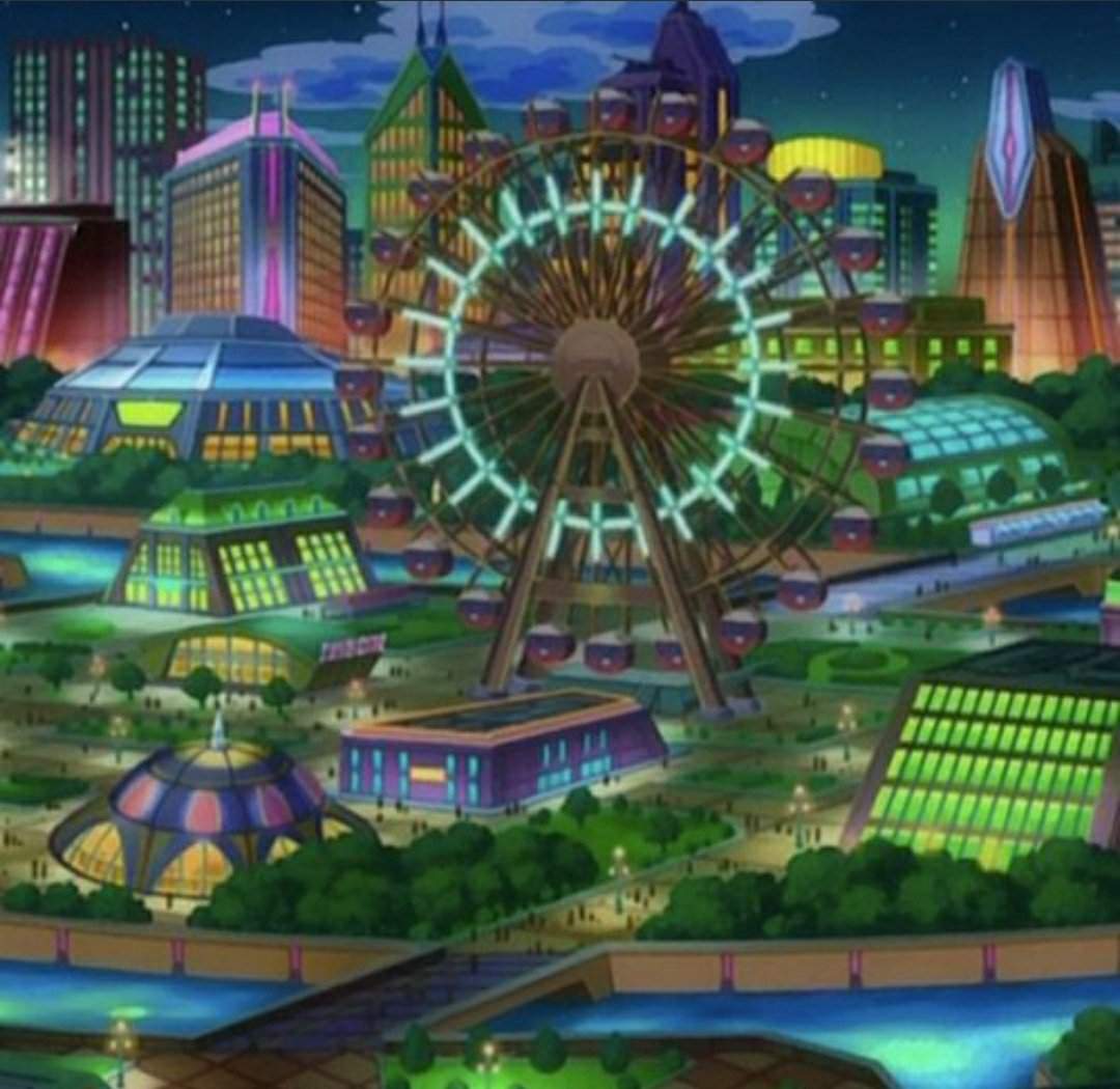 Pokemon City Background