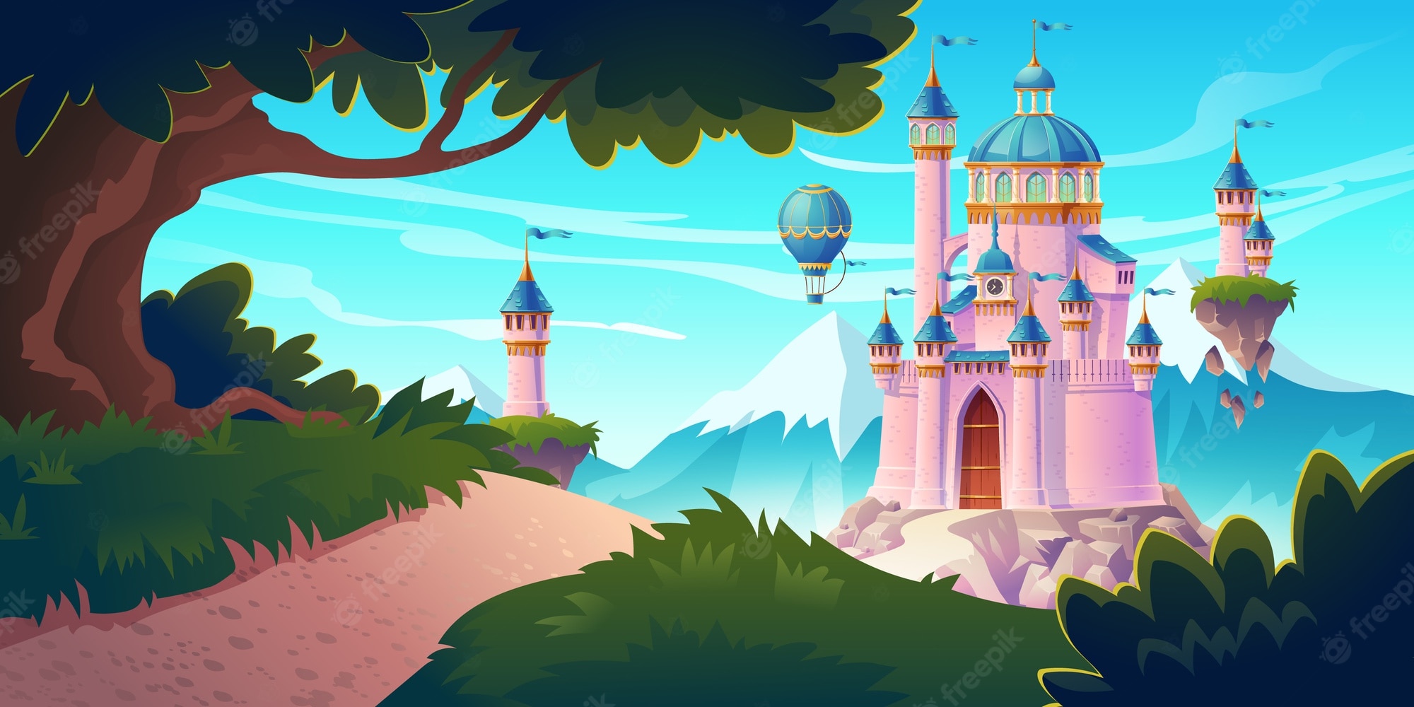 Princess Castle Background