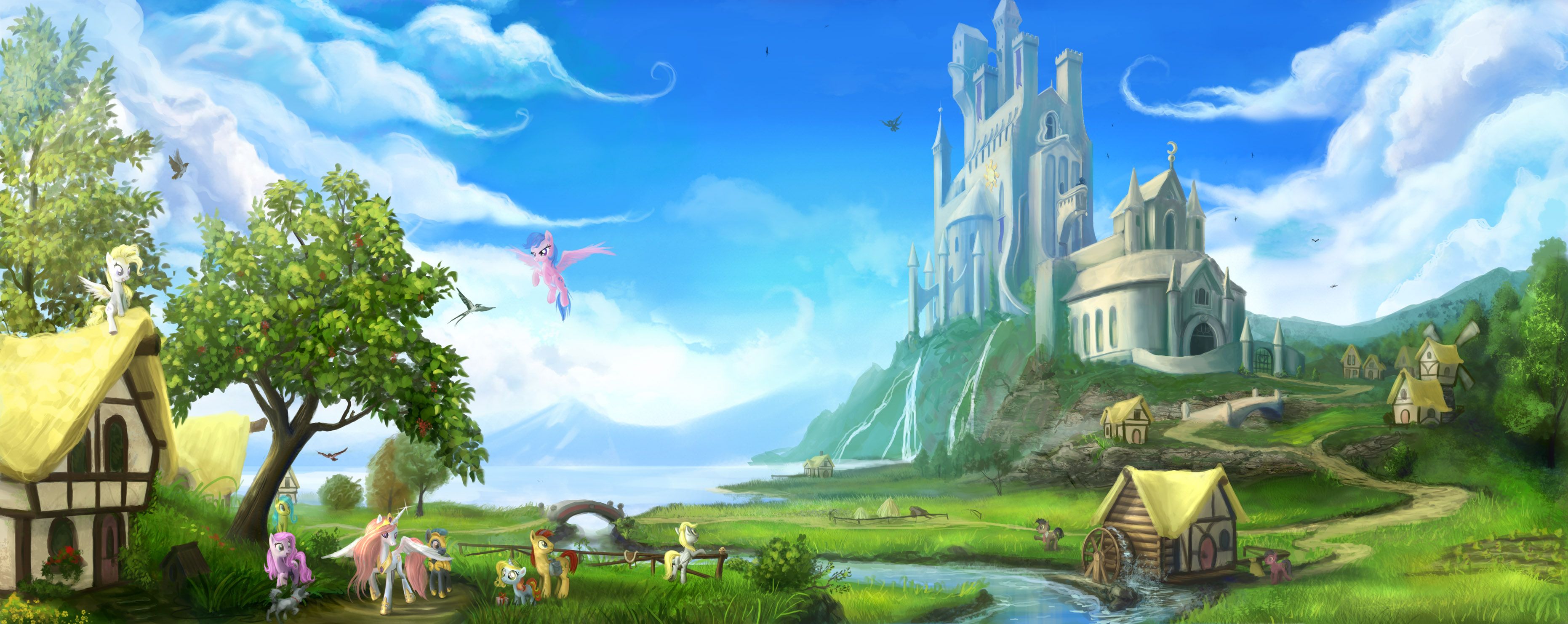 Princess Castle Background