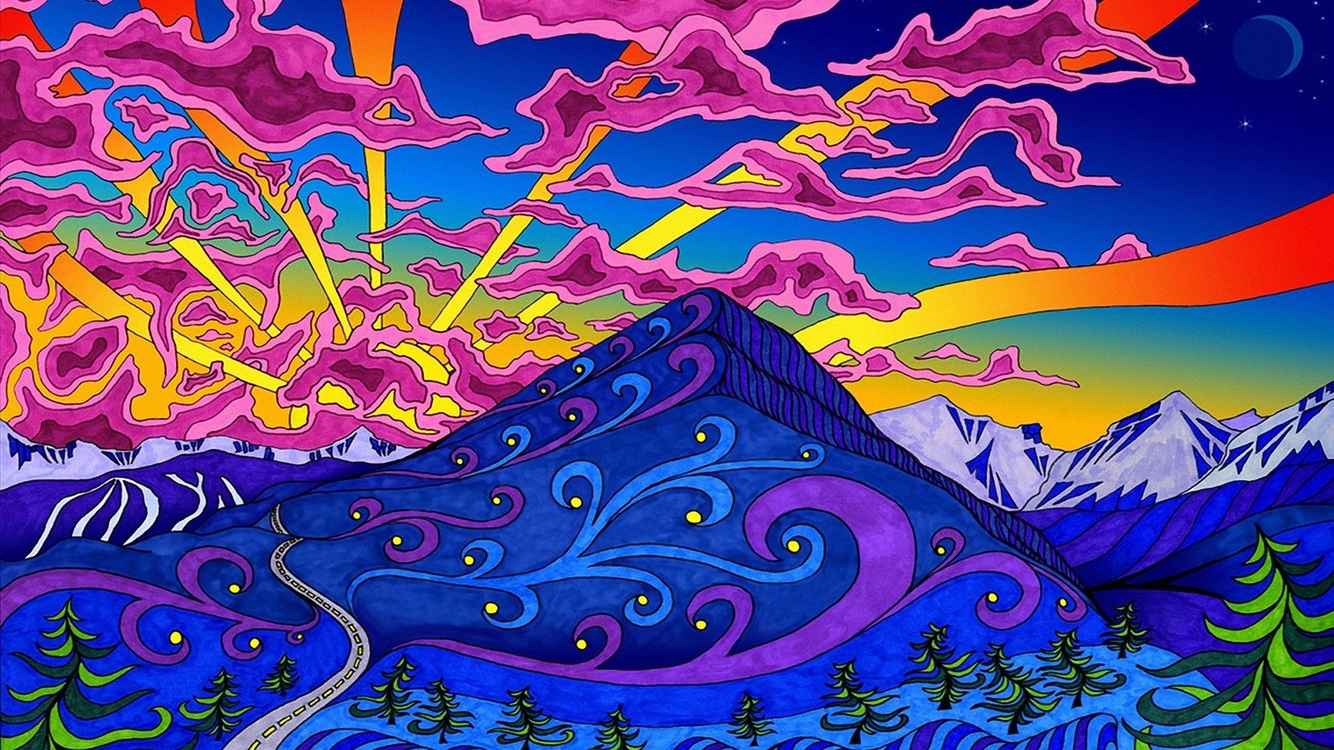 Psychedelic Computer Backgrounds