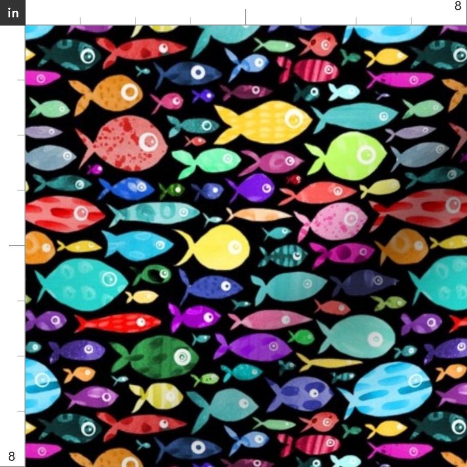 Rainbow Fish Background