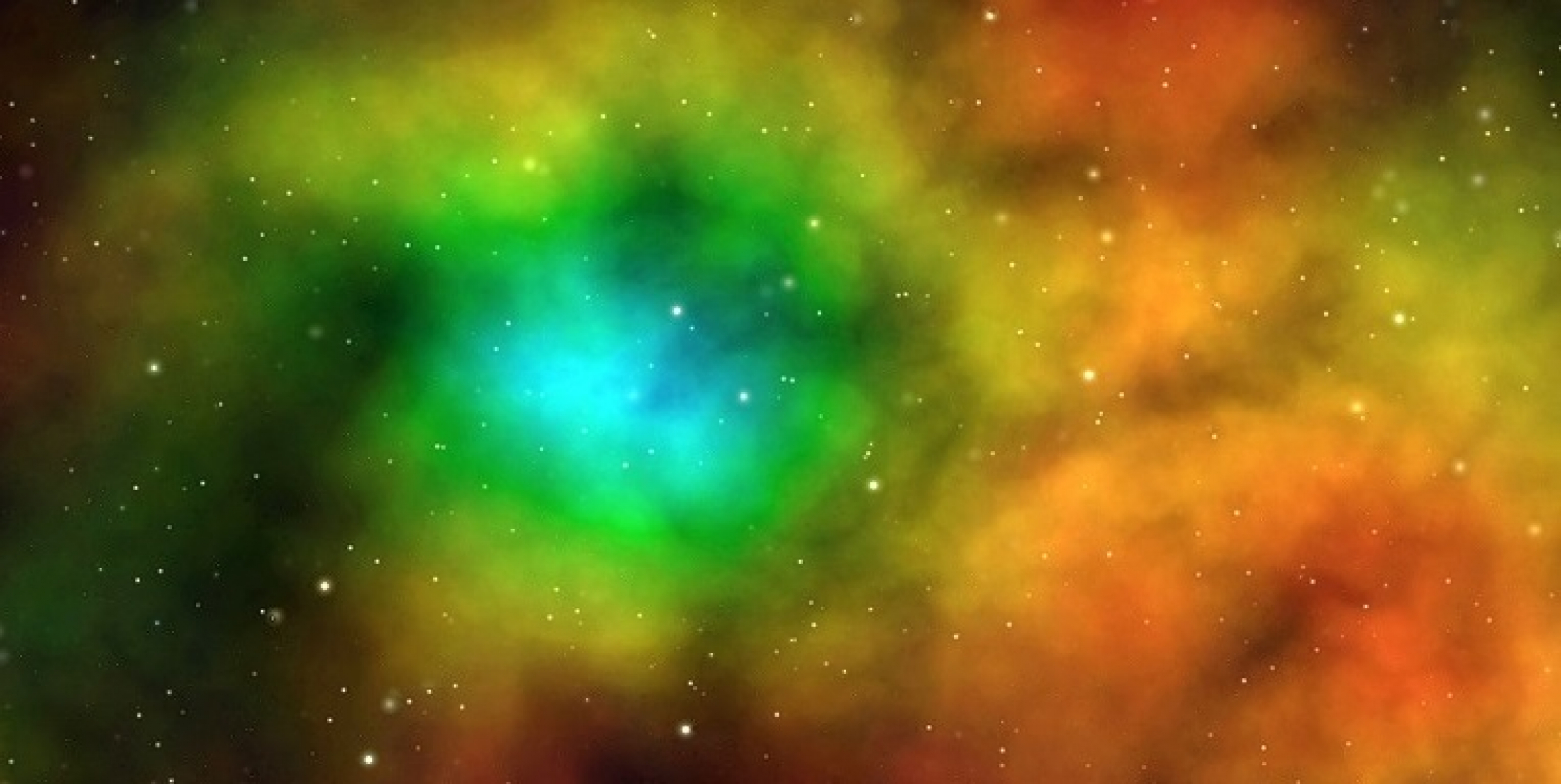 Rainbow Nebula Galaxy Background