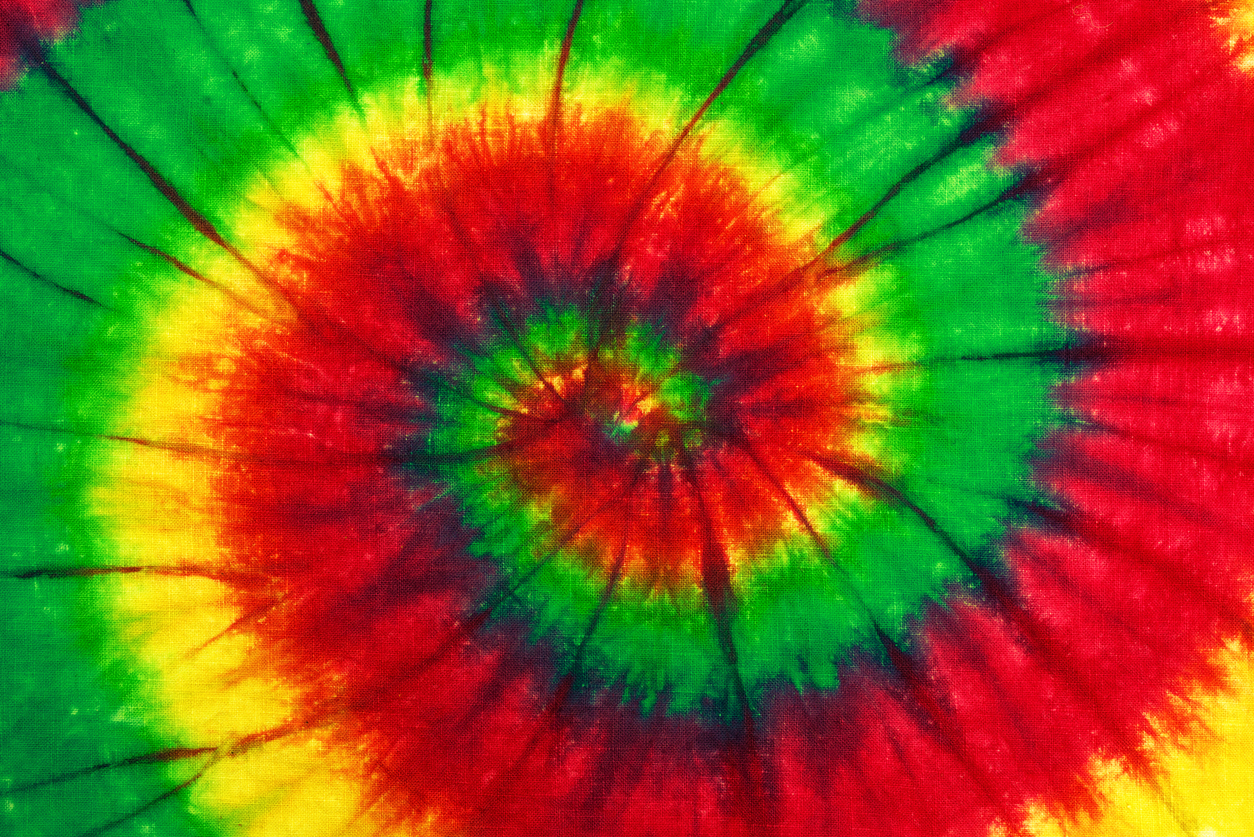 Rasta Tie Dye Background