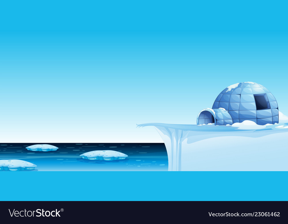 Real North Pole Background