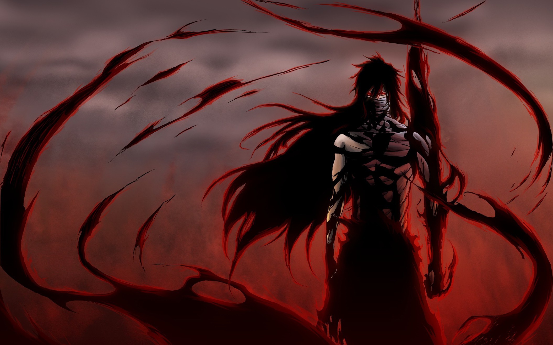 Red Grim Reaper Background