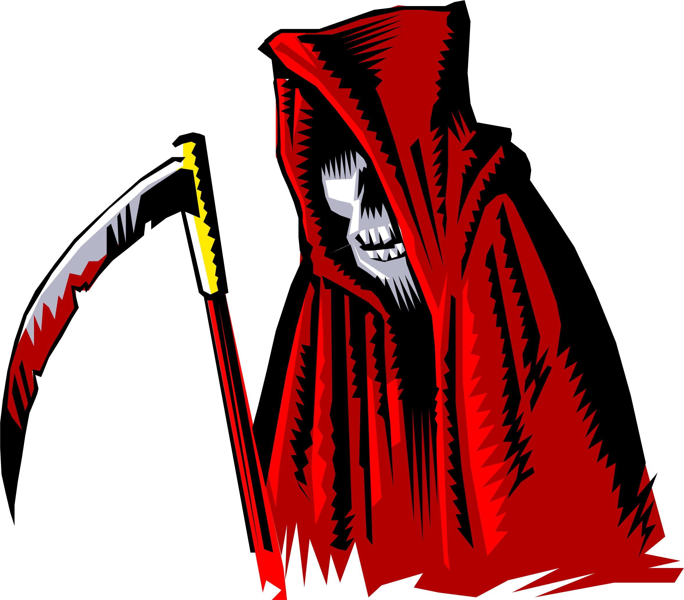 Red Grim Reaper Background