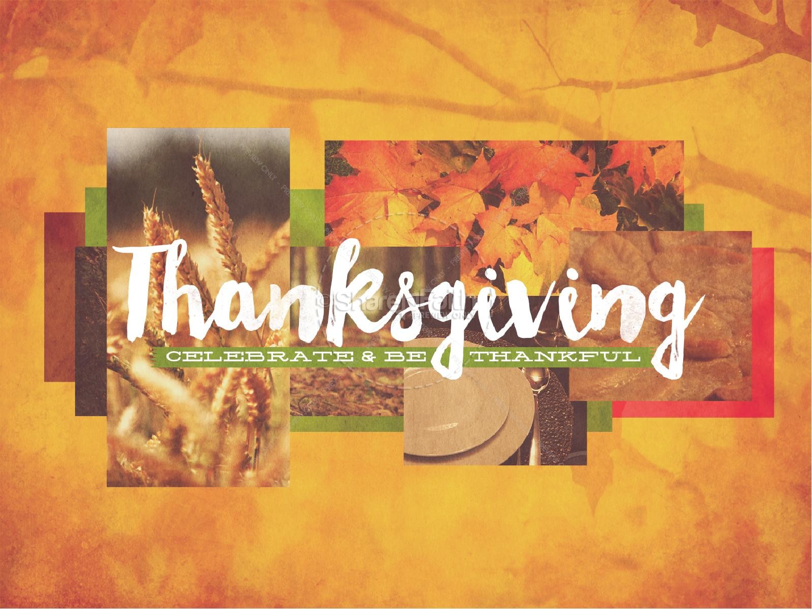 Religious Thanksgiving Background