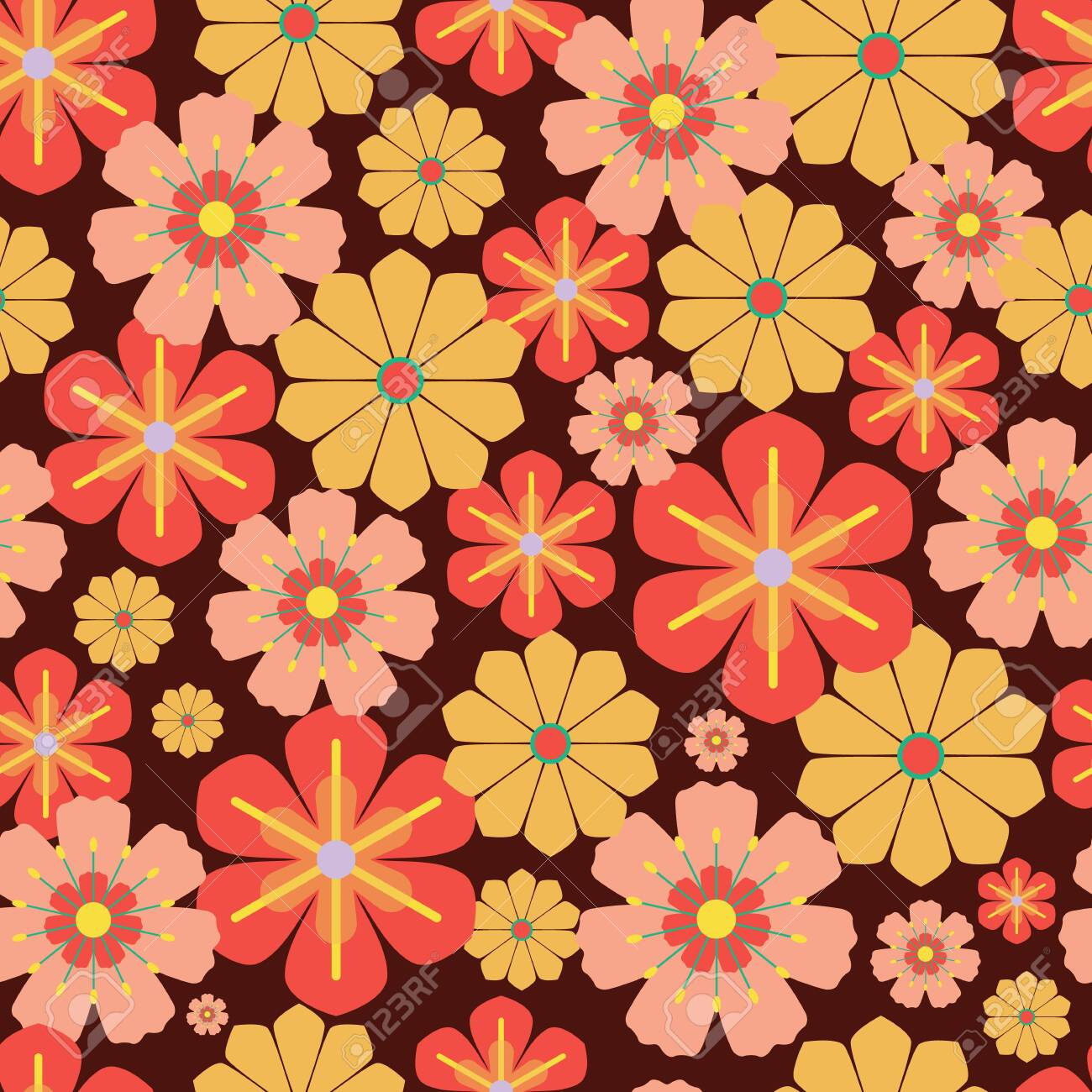 Retro 60S Background