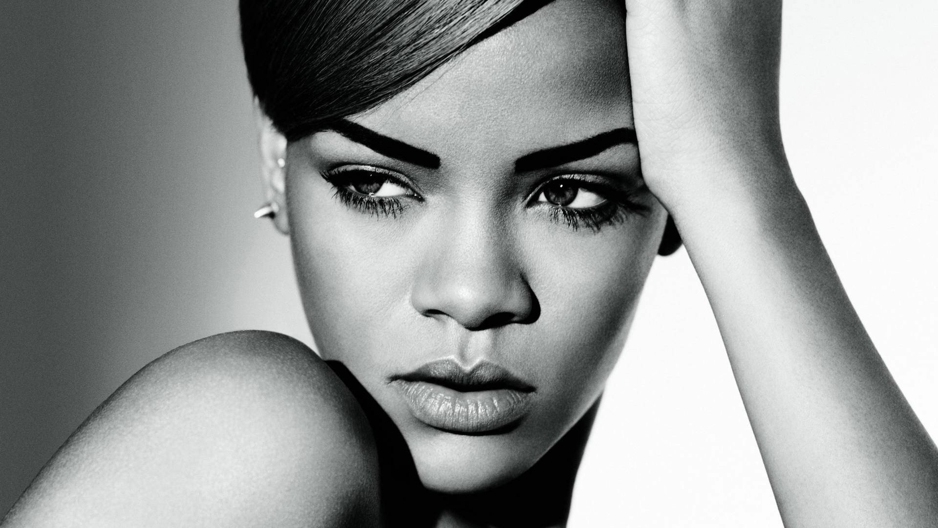 Rihanna White Background