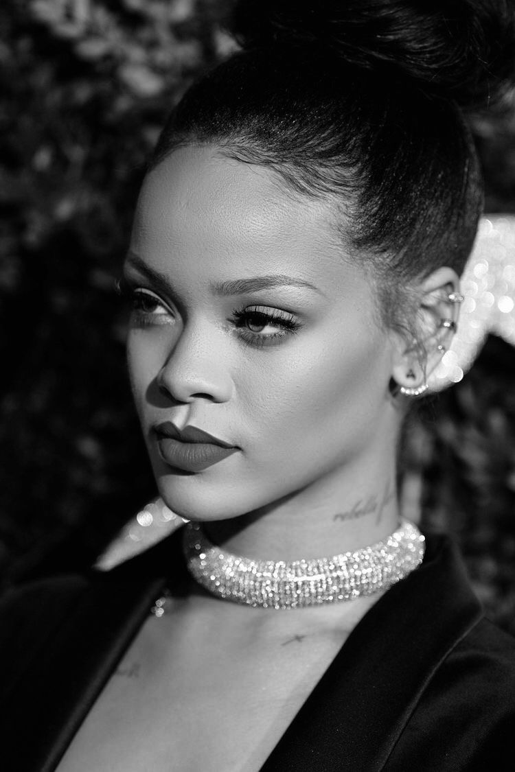 Rihanna White Background