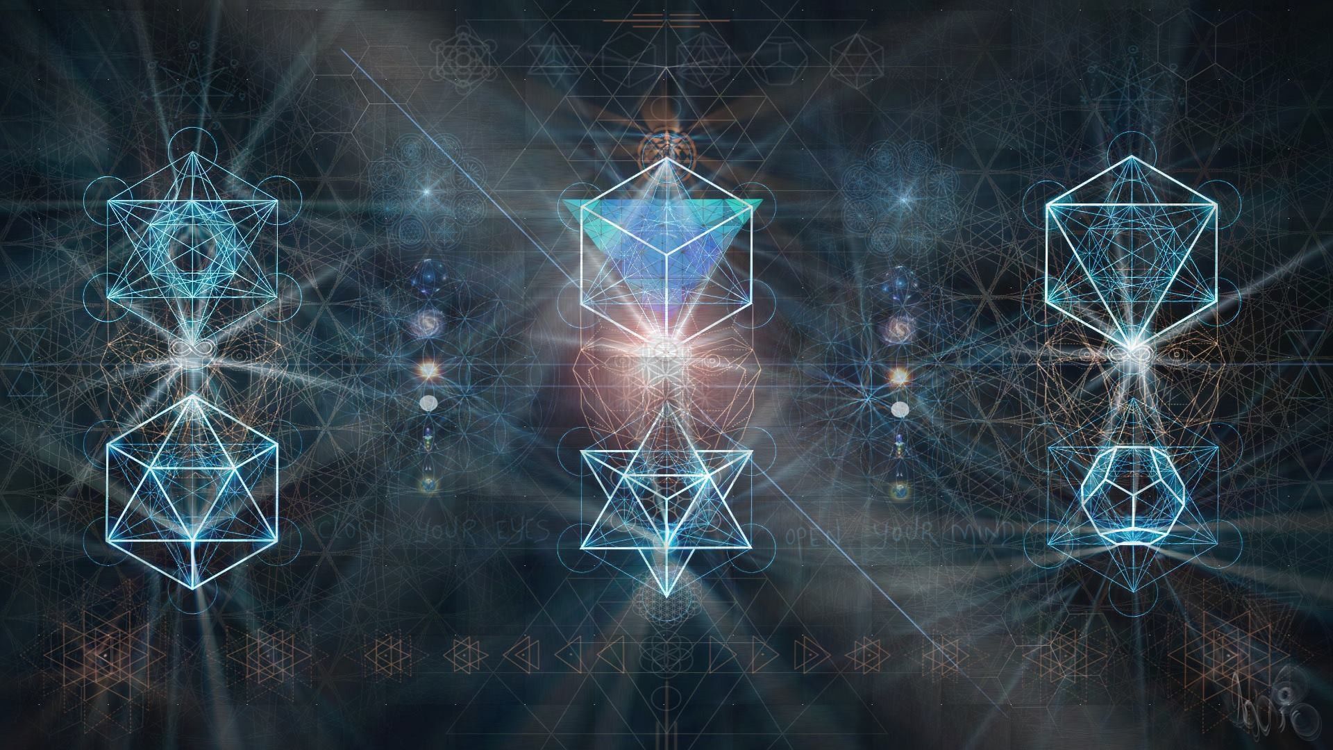 Sacred Geometry Background