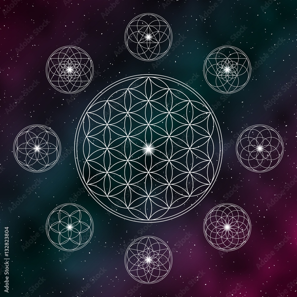 Sacred Geometry Background