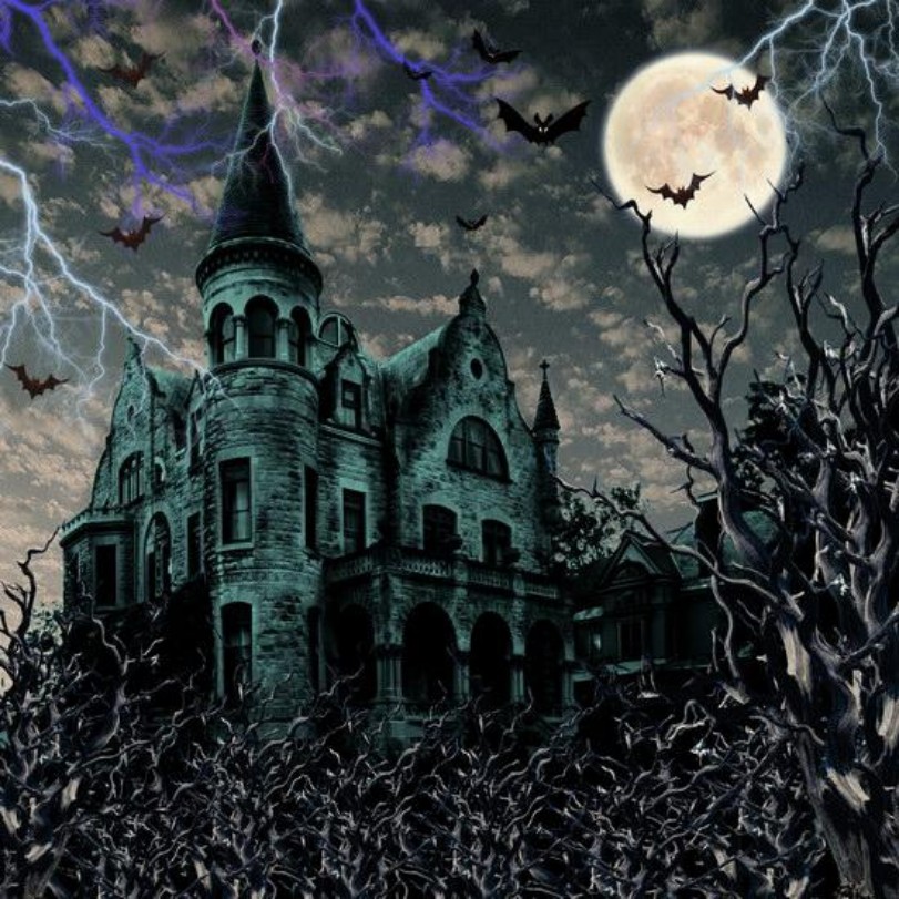 Scary Castle Background