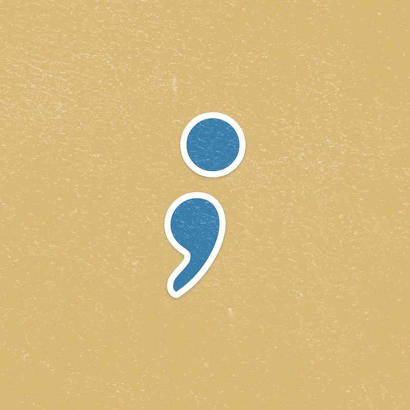 Semicolon Background