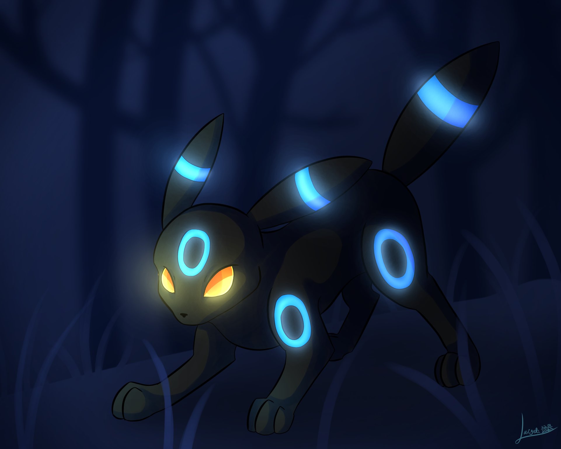 Shiny Umbreon Background