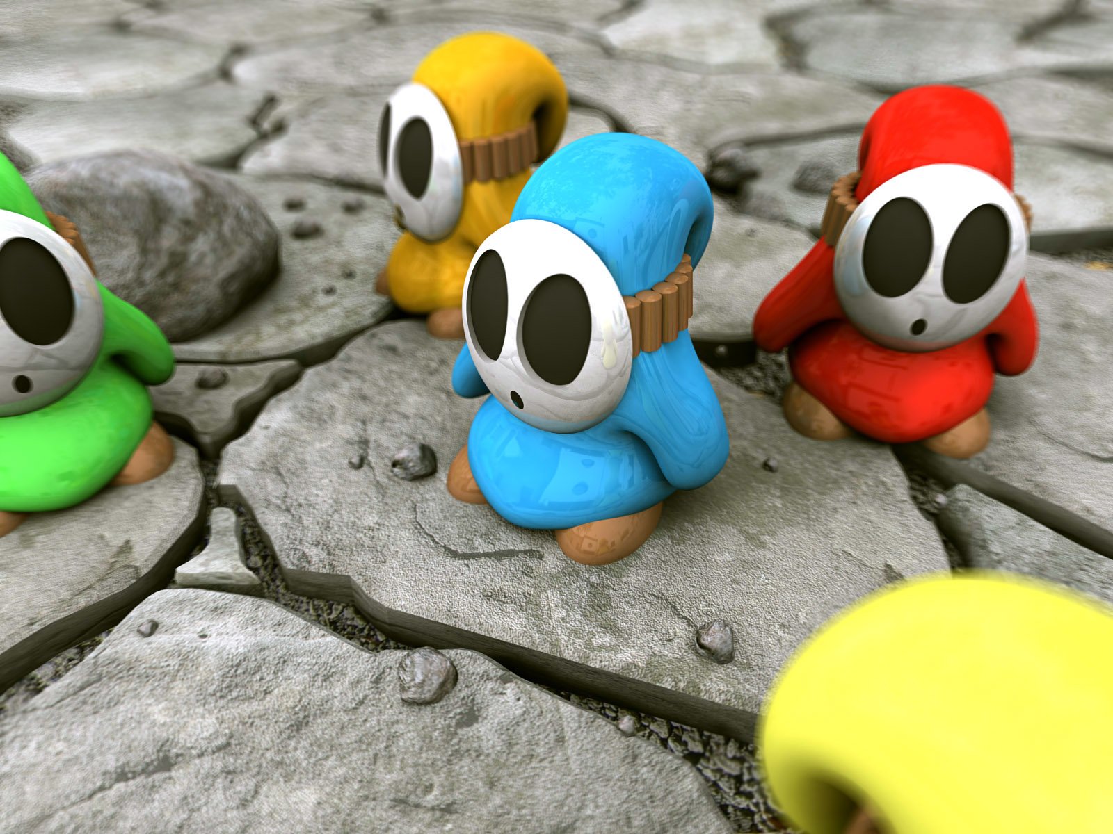 Shy Guy Background