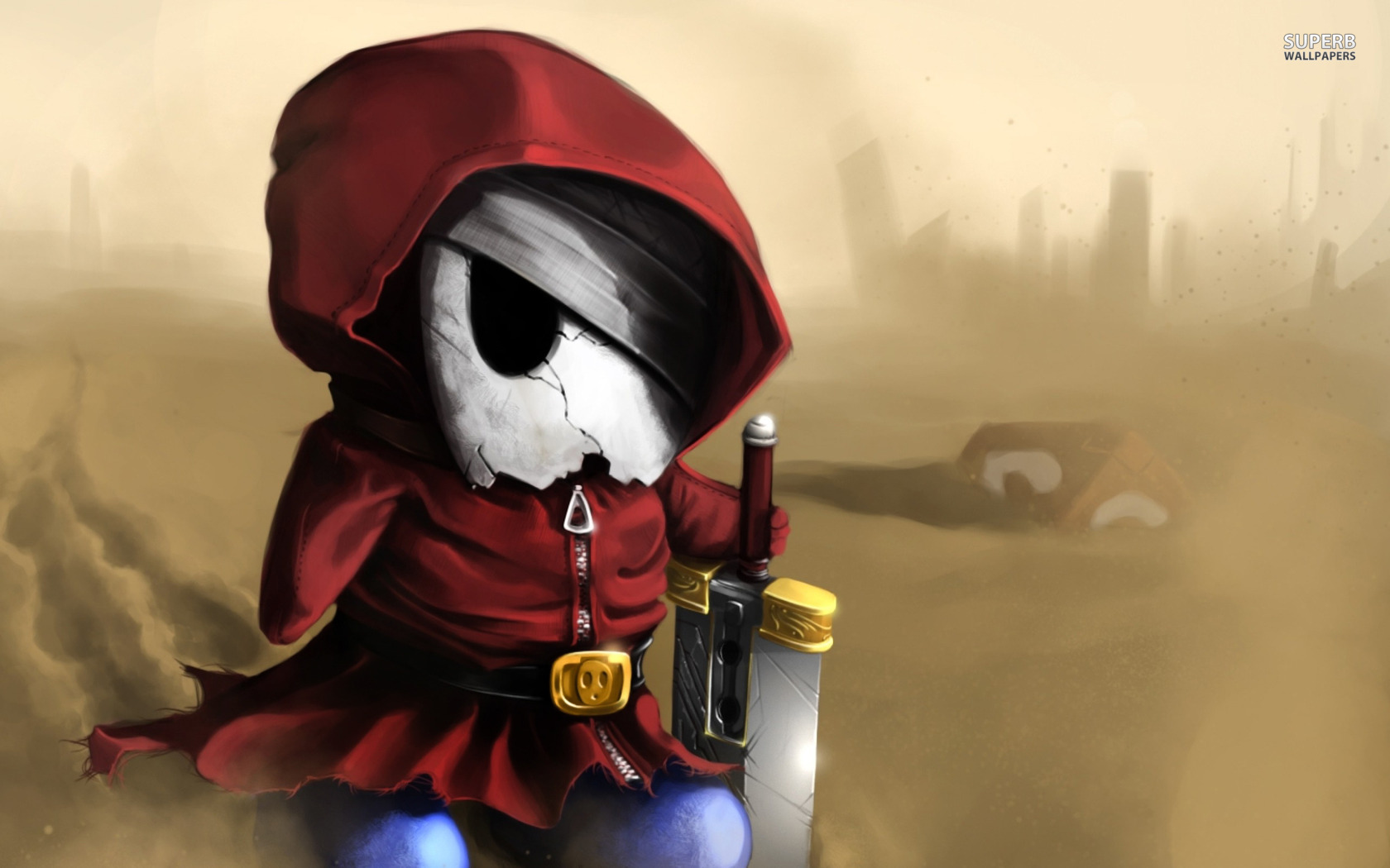 Shy Guy Background