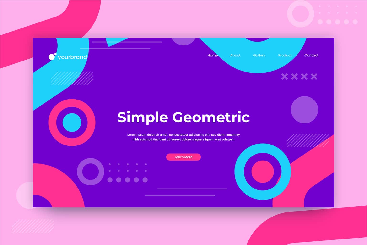 Simple Geometric Backgrounds