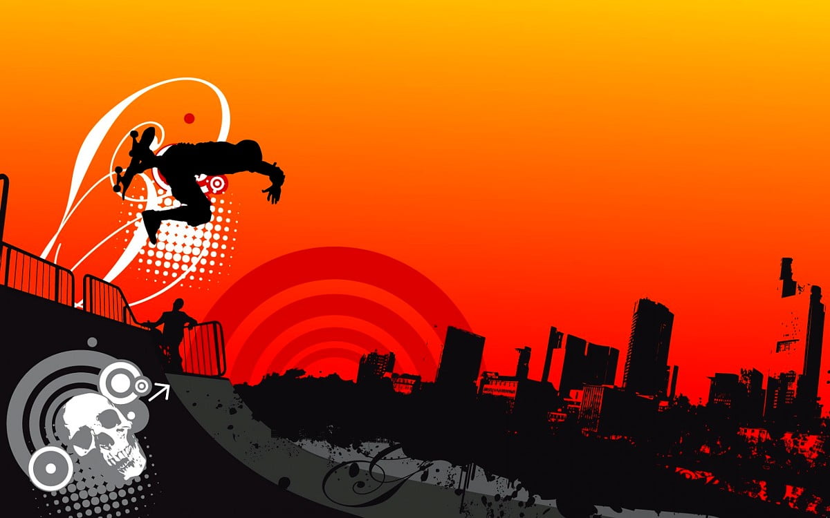 Skateboard Desktop Background