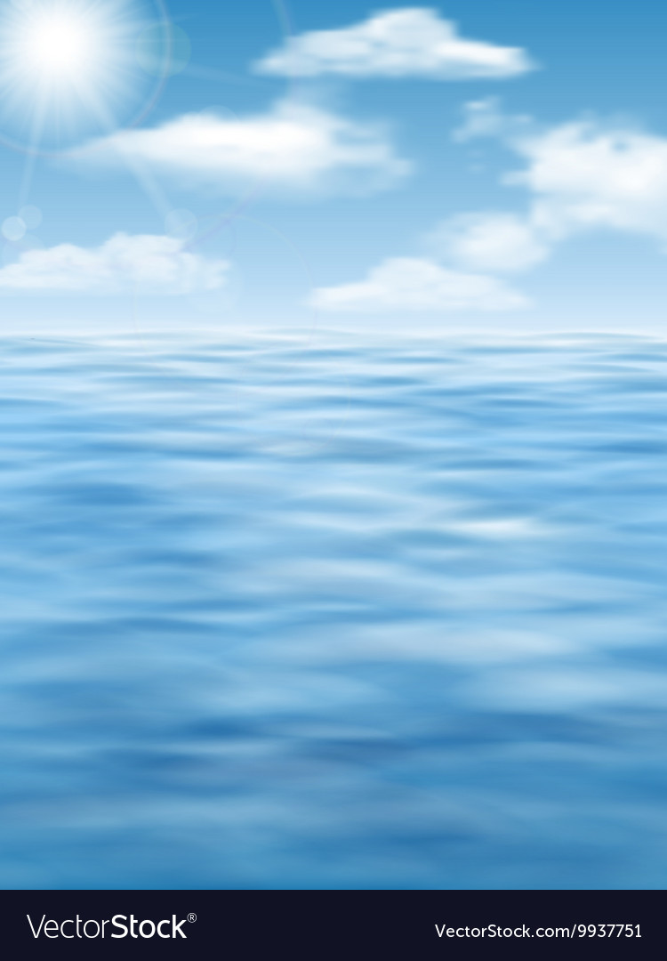 Sky And Water Background