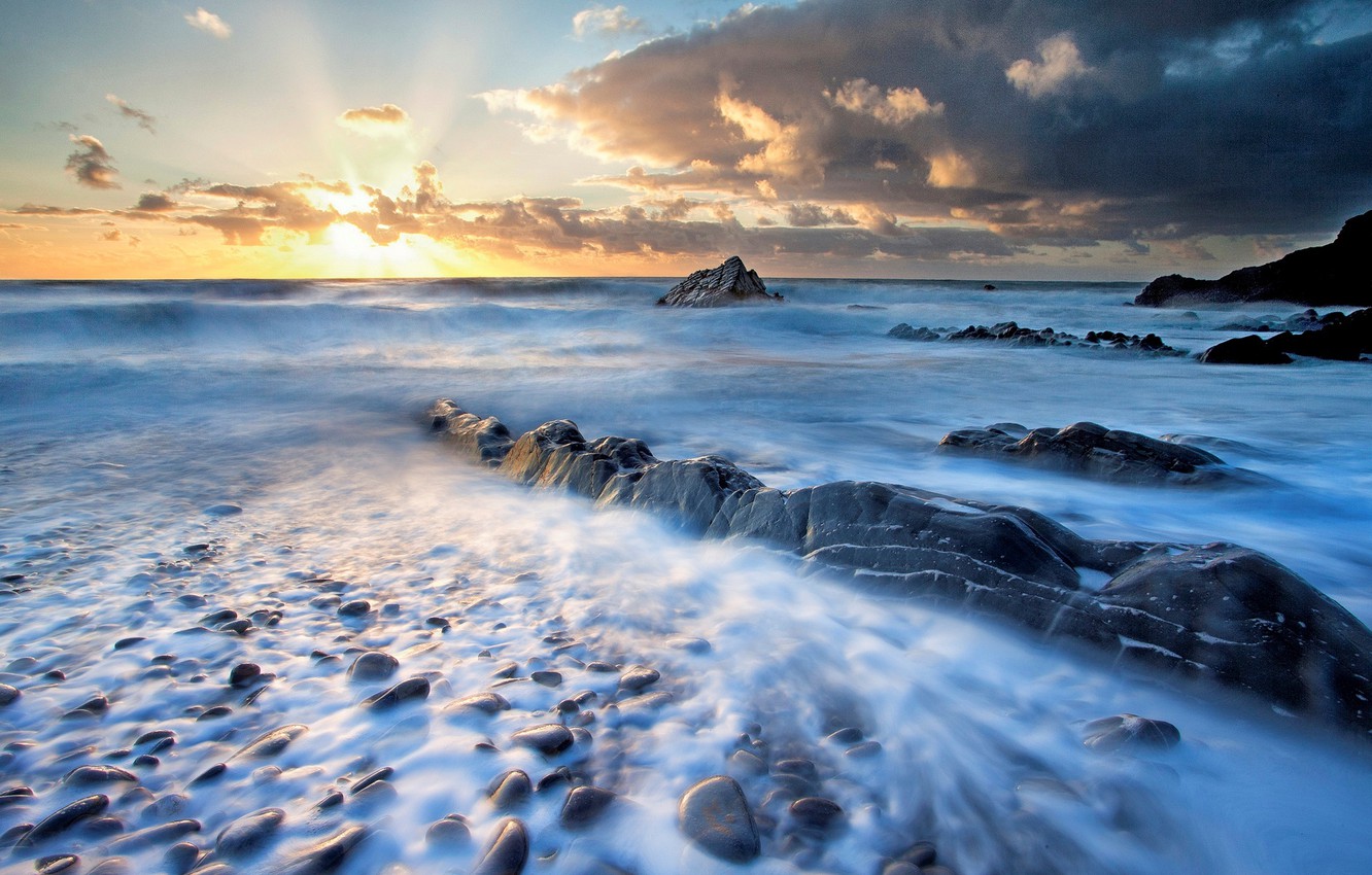 Sky And Water Background