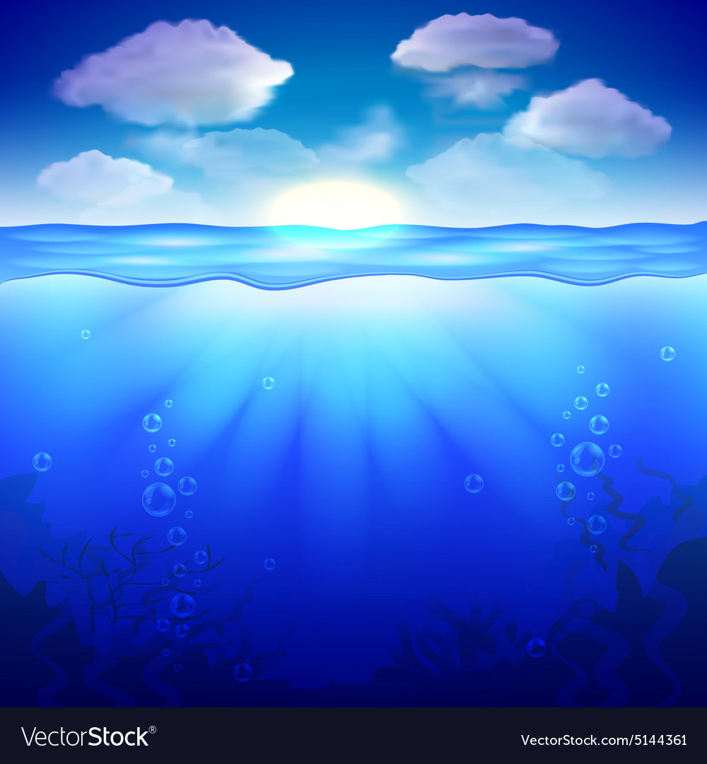 Sky And Water Background