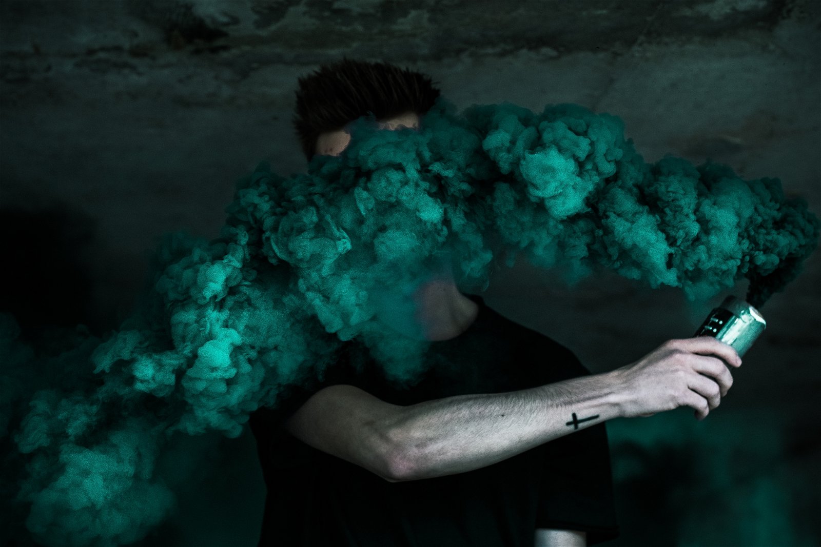 Smoke Bomb Background