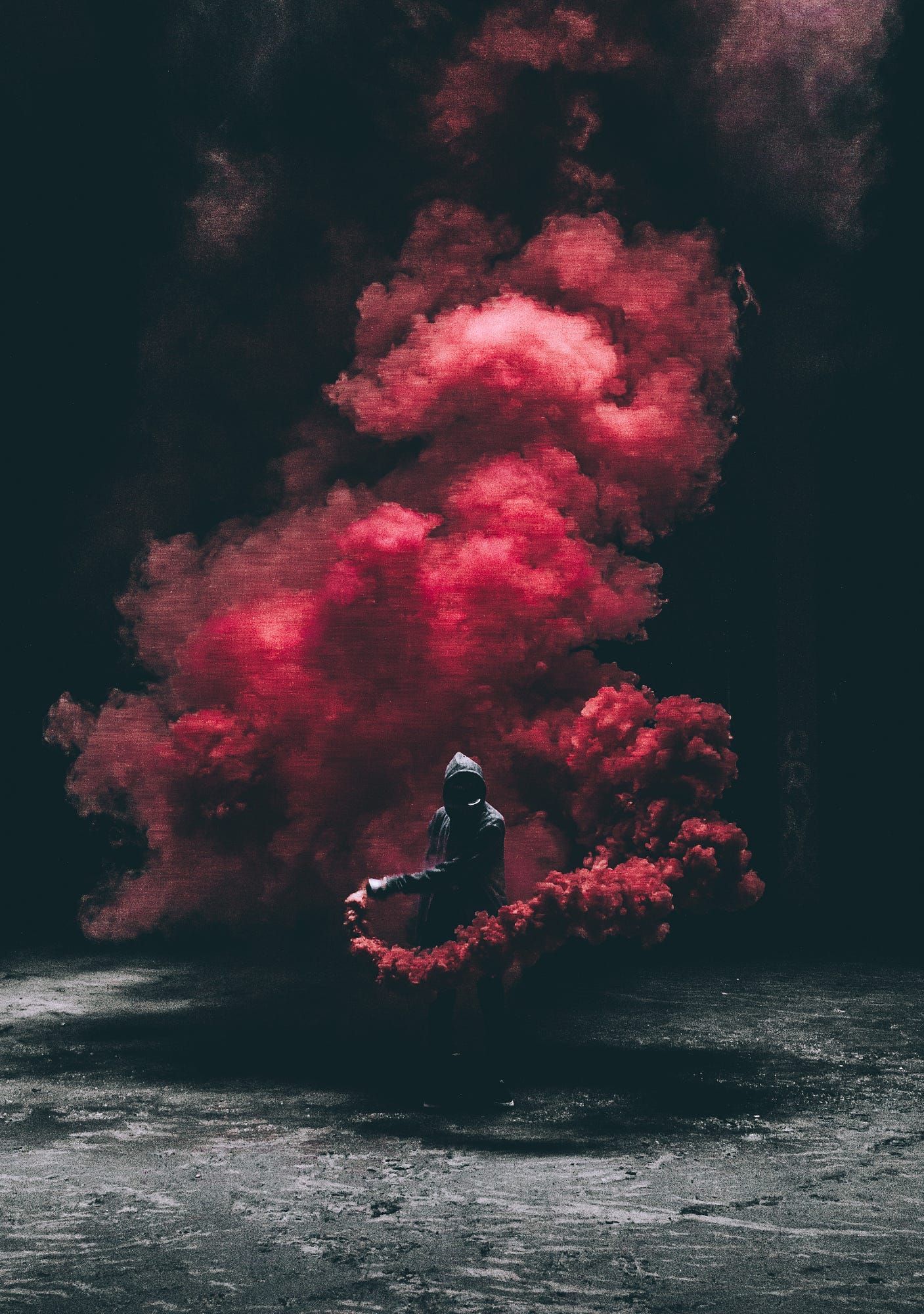 Smoke Bomb Background