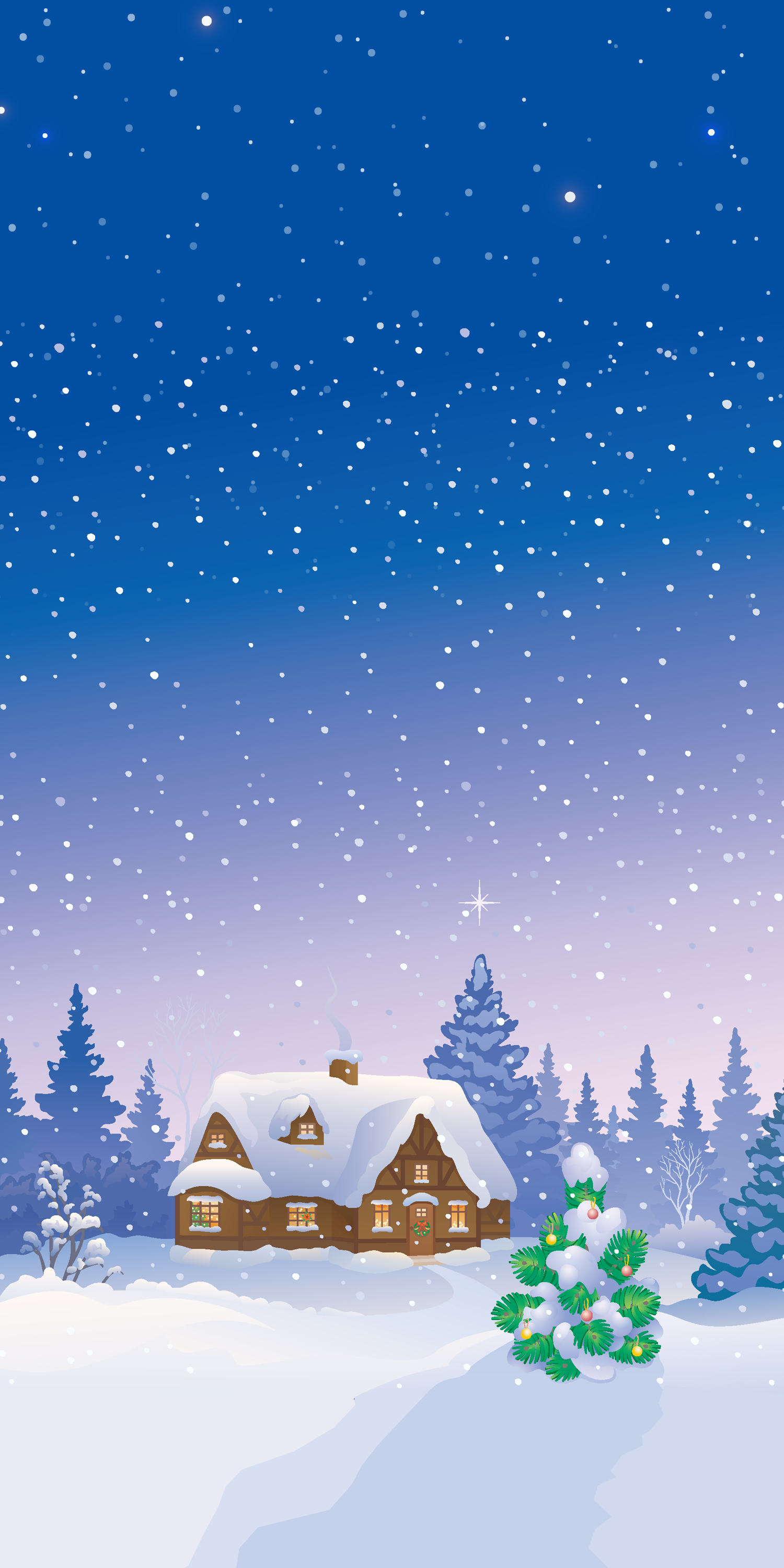 Snow Iphone Background