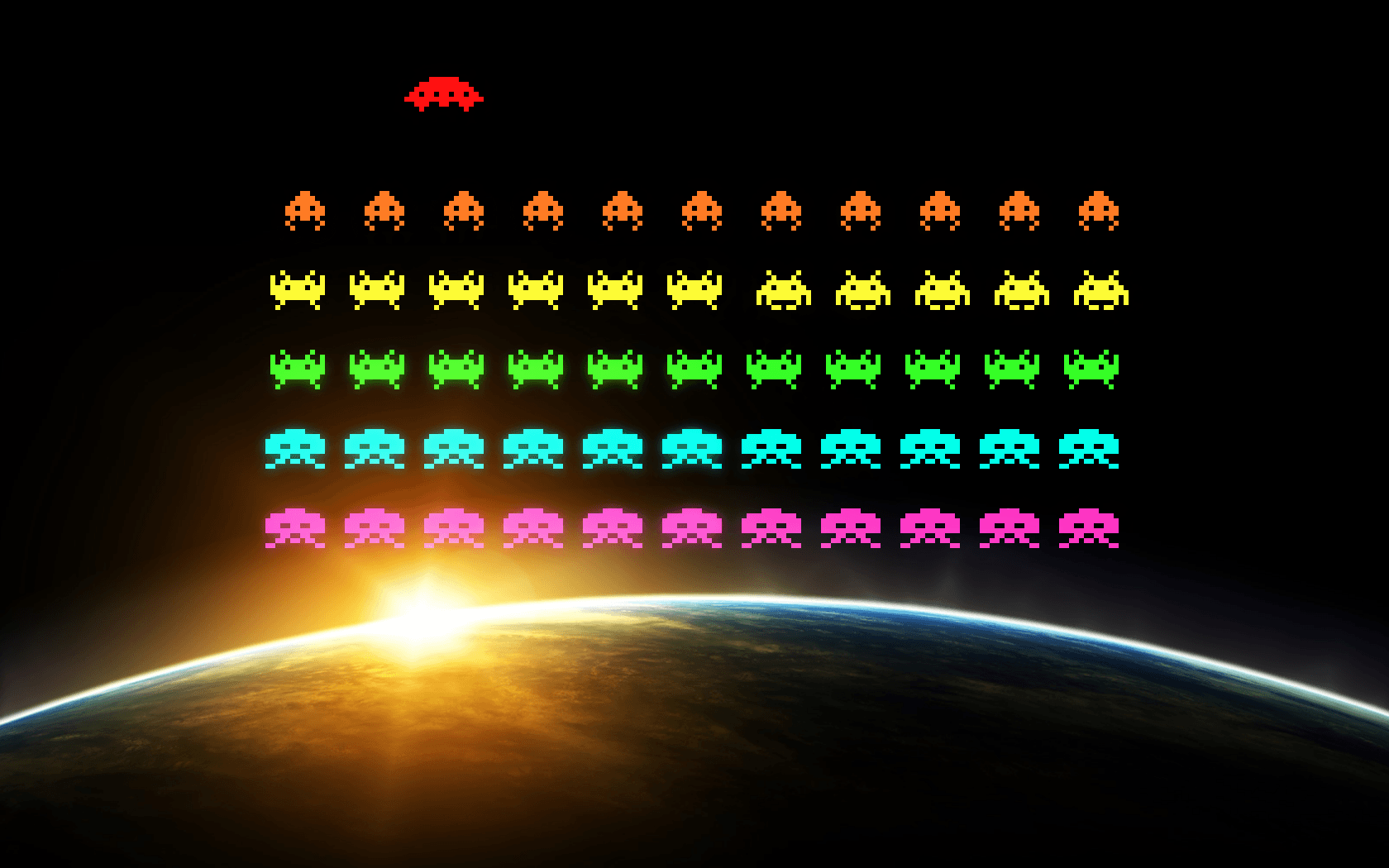 Space Invaders Backgrounds