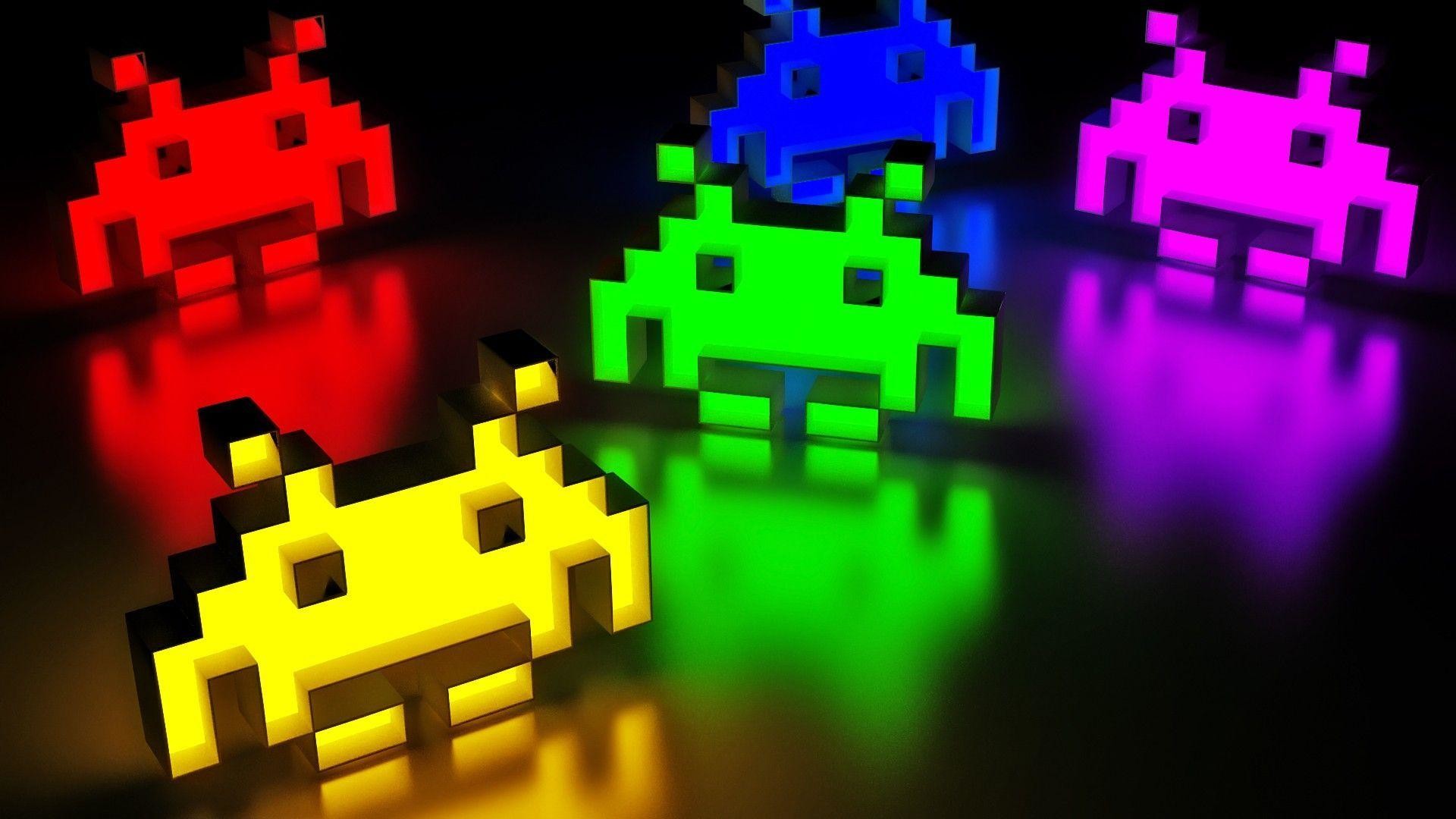 Space Invaders Backgrounds