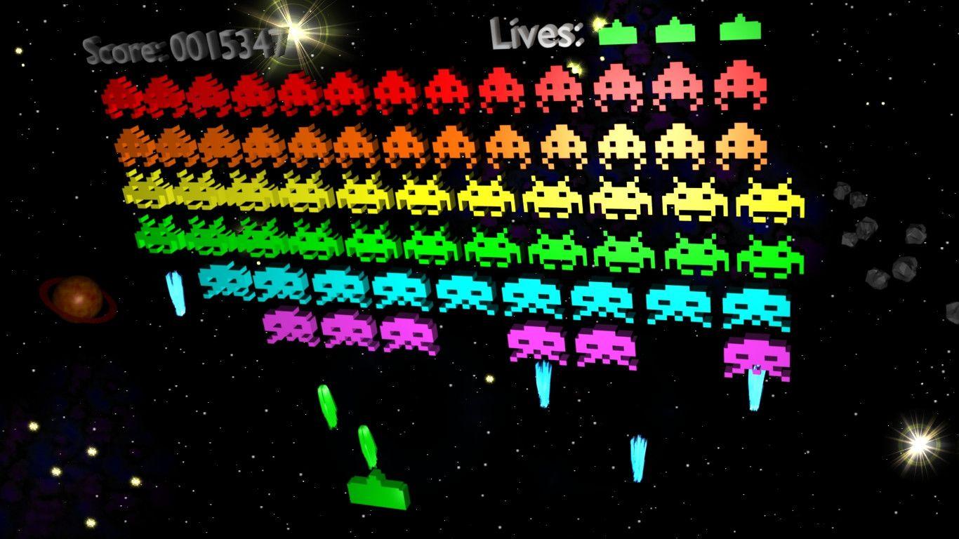 Space Invaders Backgrounds