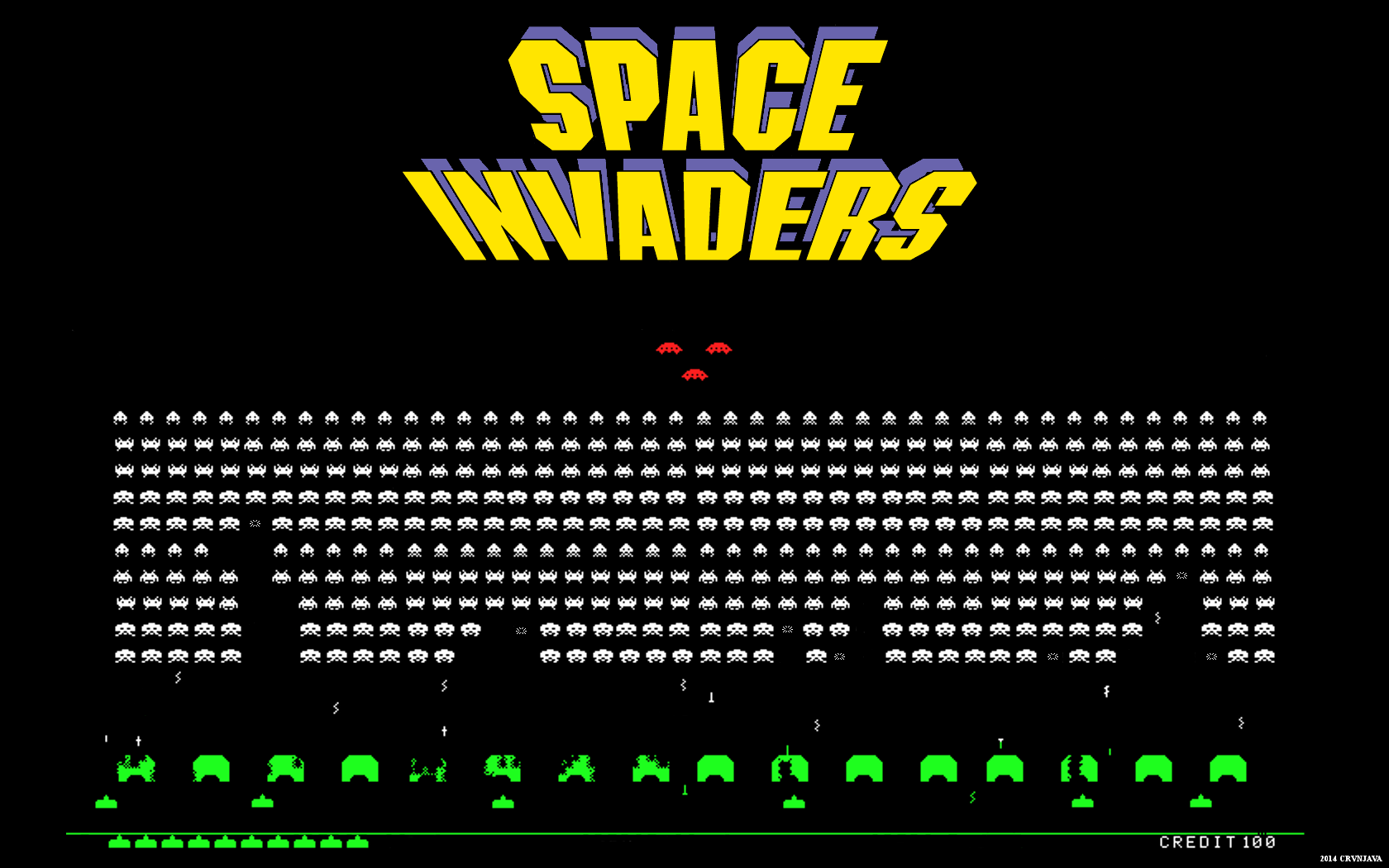 Space Invaders Backgrounds