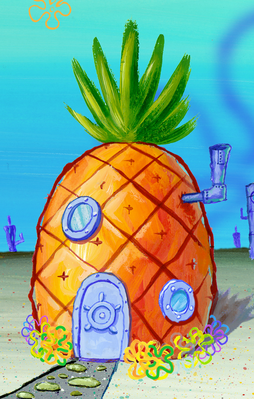 Spongebob House Background