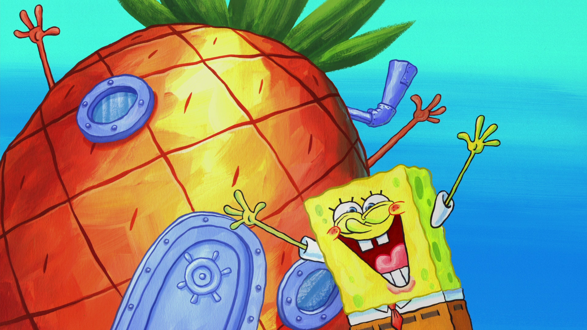 Spongebob House Background