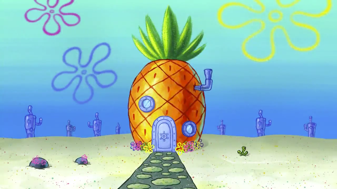 Spongebob House Background