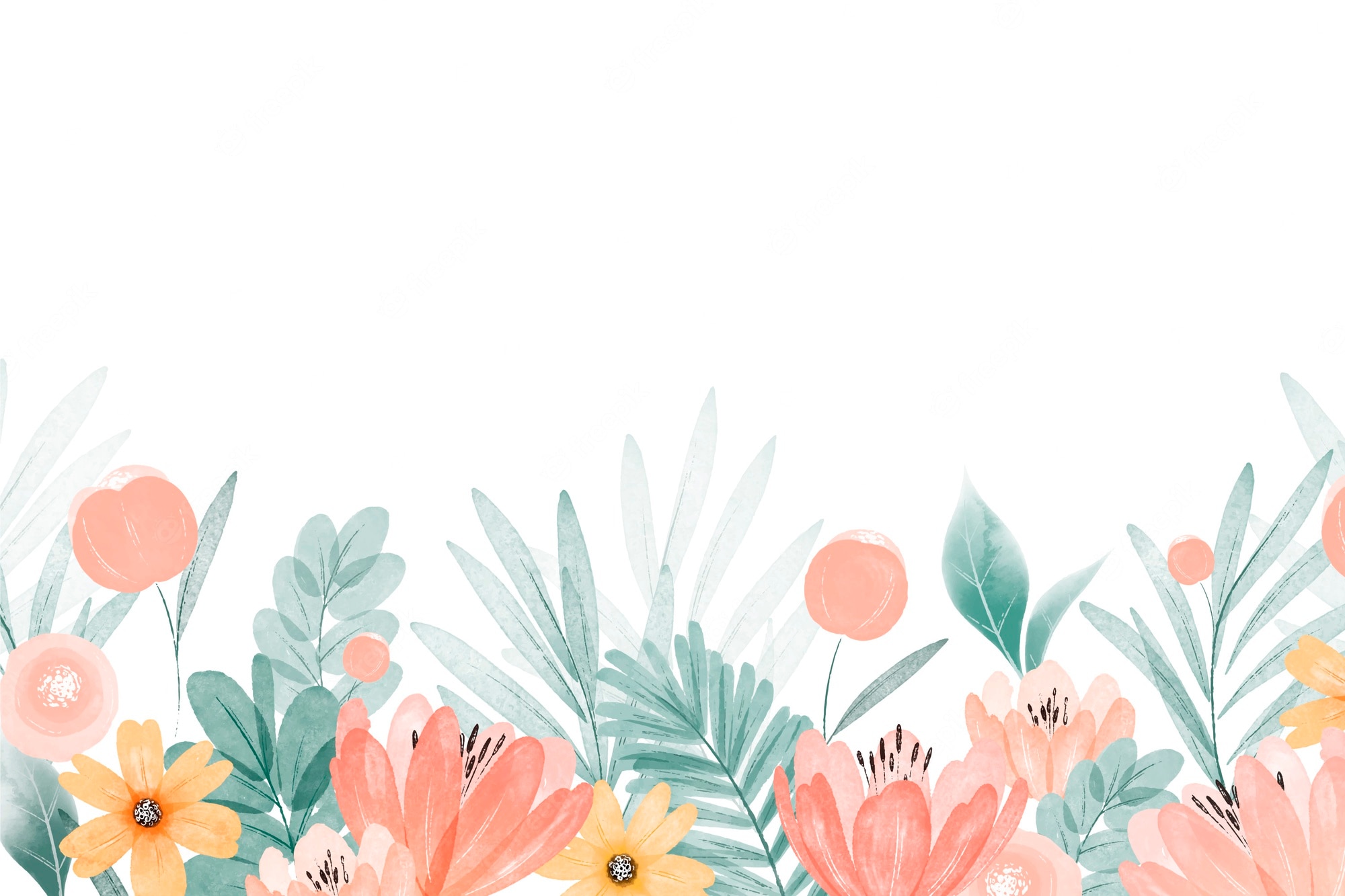 Spring Watercolor Background