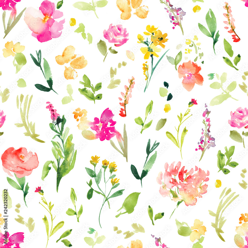 Spring Watercolor Background