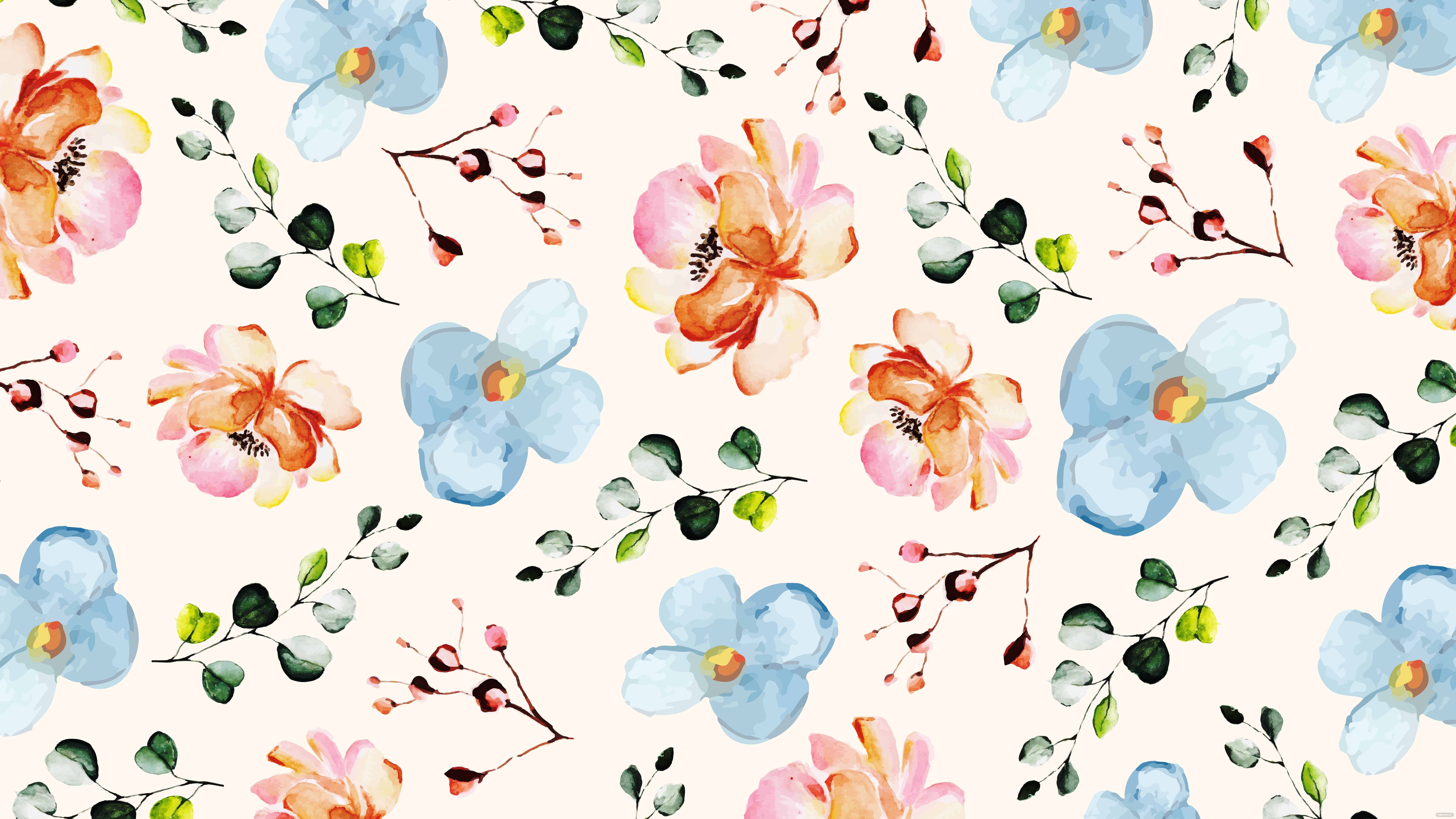 Spring Watercolor Background