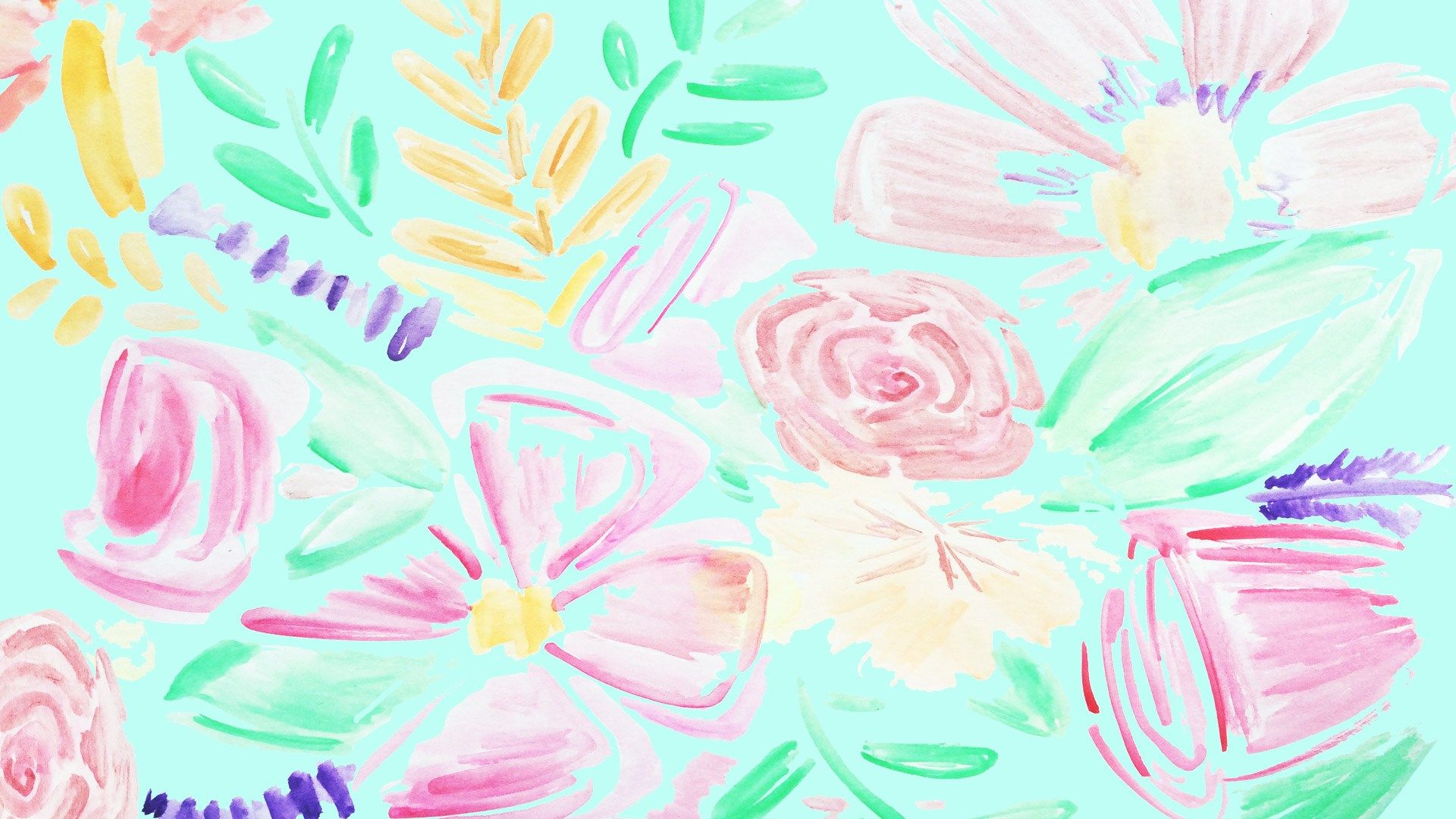 Spring Watercolor Background